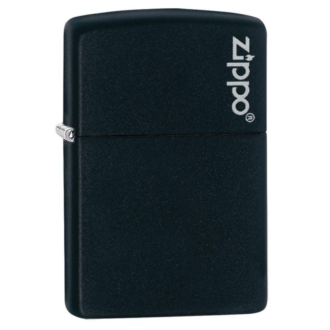 Zippo 218zl Classic Black Matte With Zippo Logo