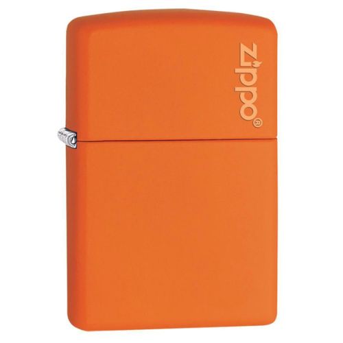 Zippo 231zl Classic Orange Matte Zippo Logo