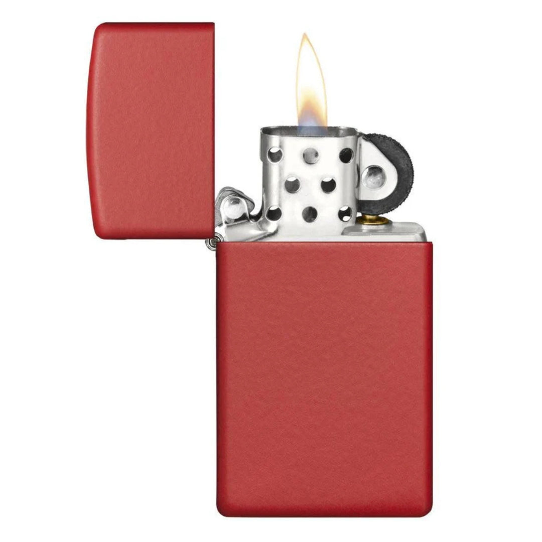 Zippo 1633 Slim Red Matte