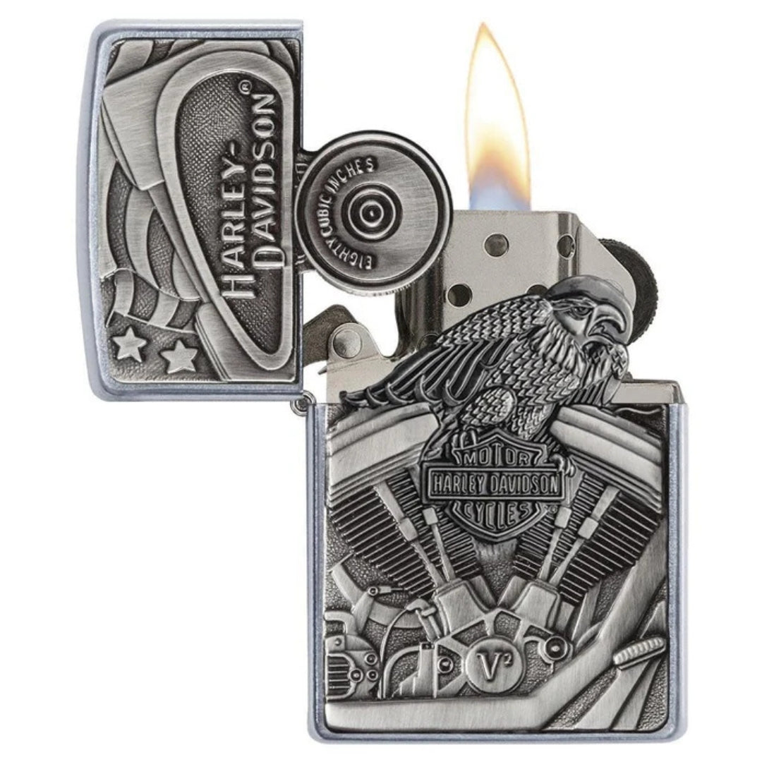 Zippo 29266 Harley-Davidson Motorblock Emblem