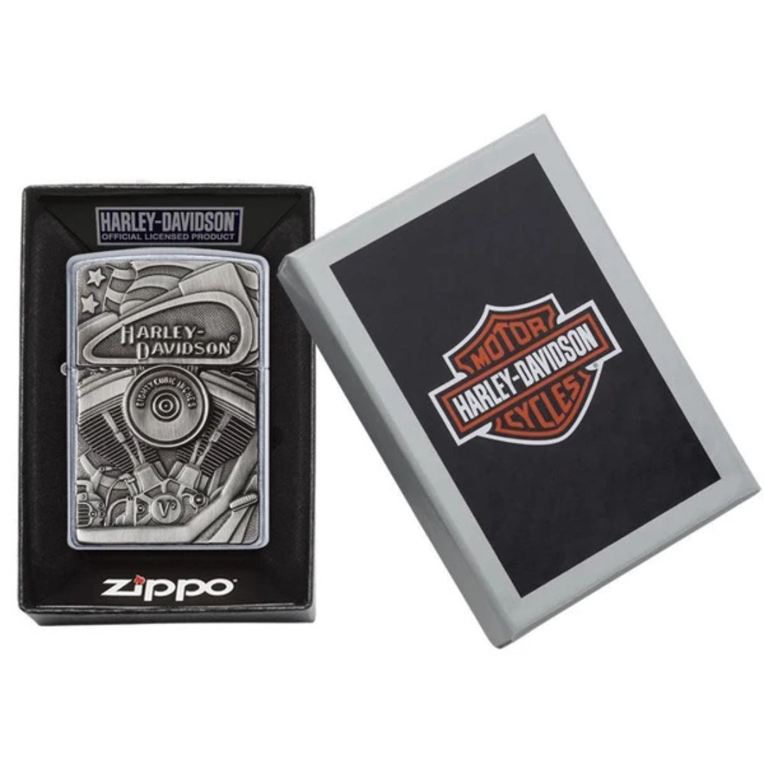 Zippo 29266 Harley-Davidson Motorblock Emblem