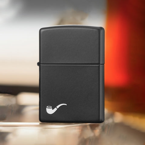 Zippo 218pl Pipe Black Matte
