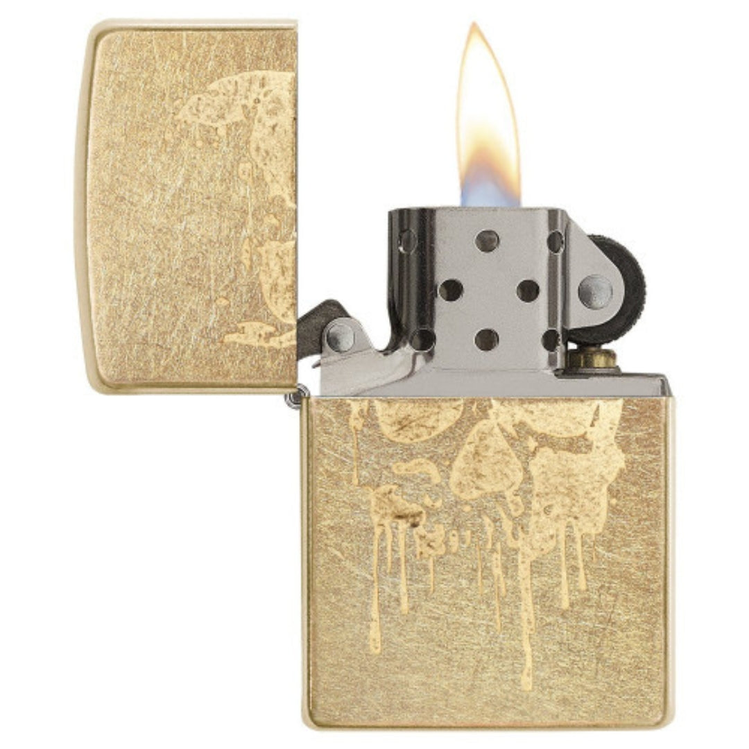 Zippo 29401 Grunge Skull