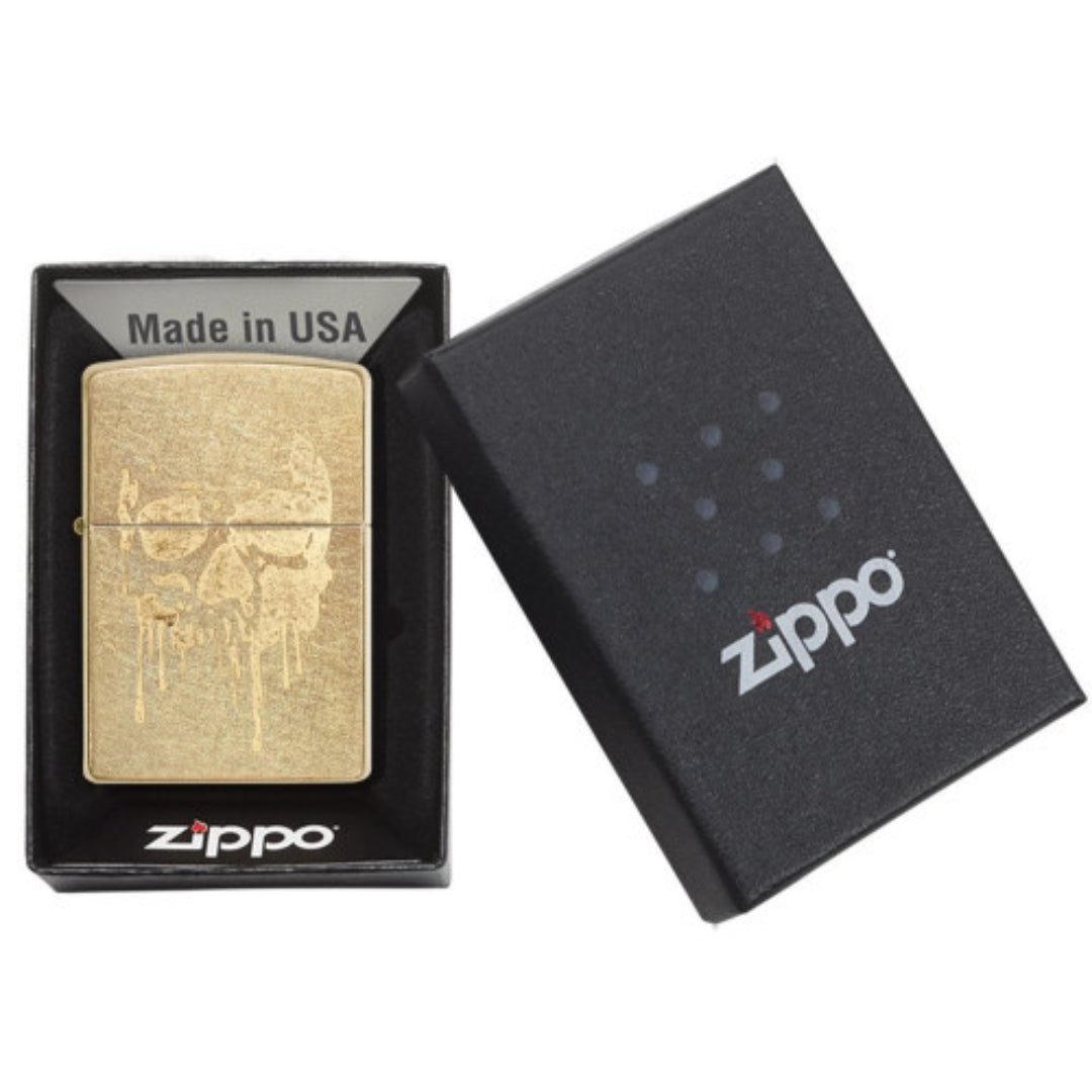 Zippo 29401 Grunge Skull