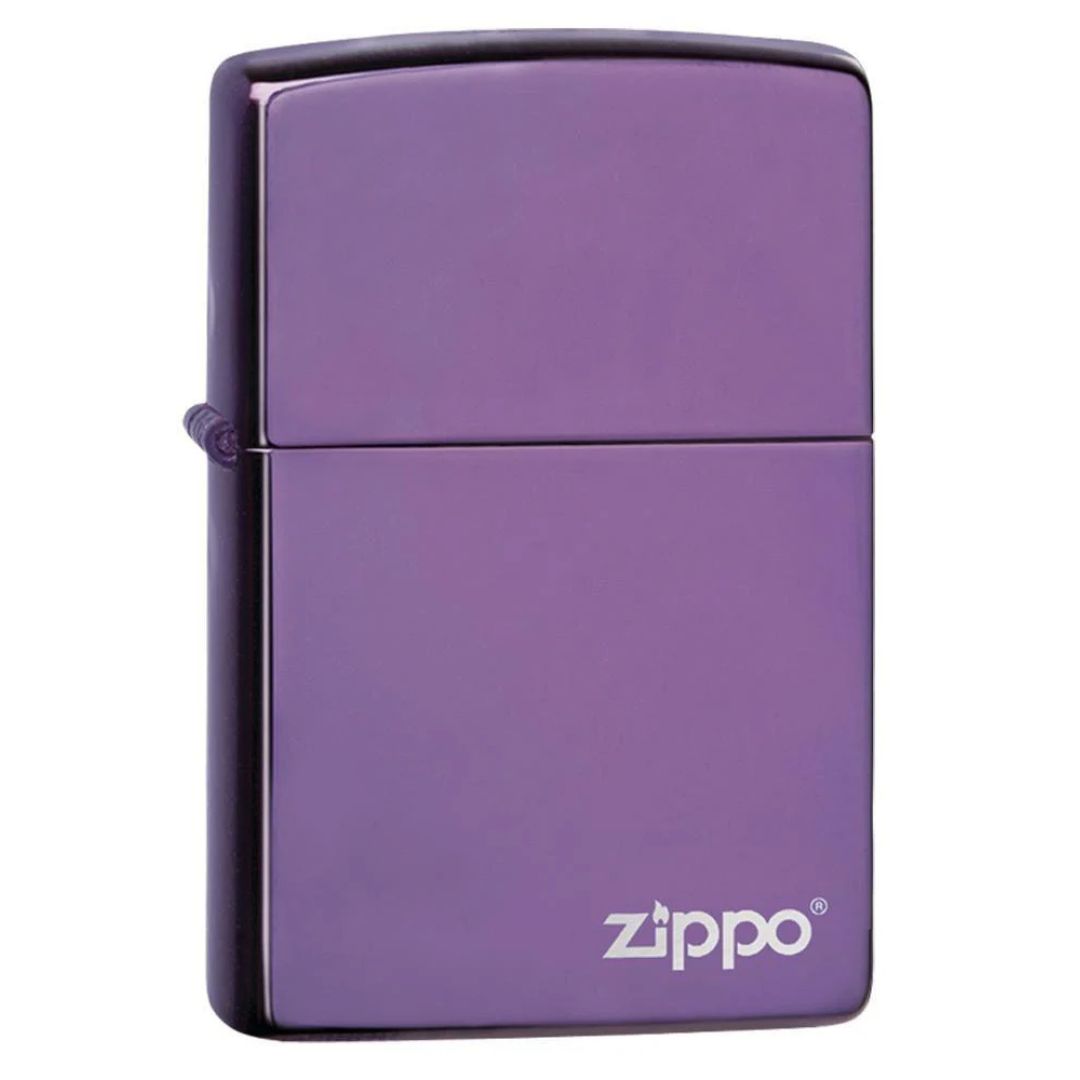 Zippo 24747zl Classic High Polish Purple With Logo