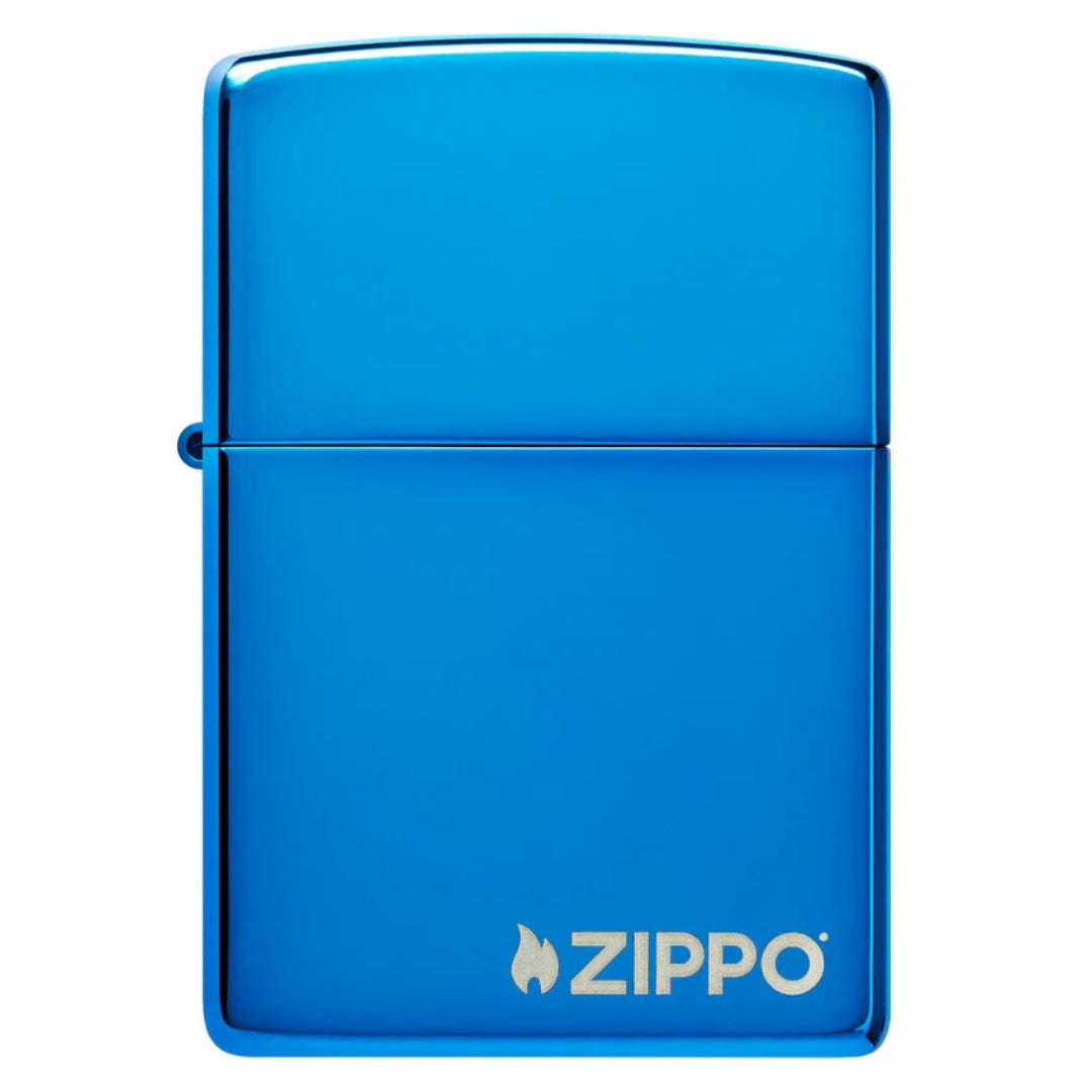 Zippo 20446zl Classic High Polish Blue Zippo Logo