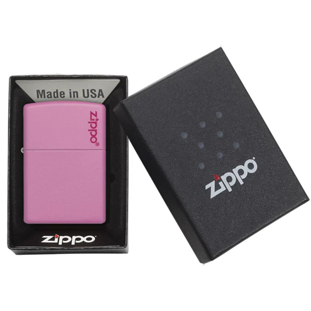 Zippo 238zl Classic Pink Matte Zippo Logo