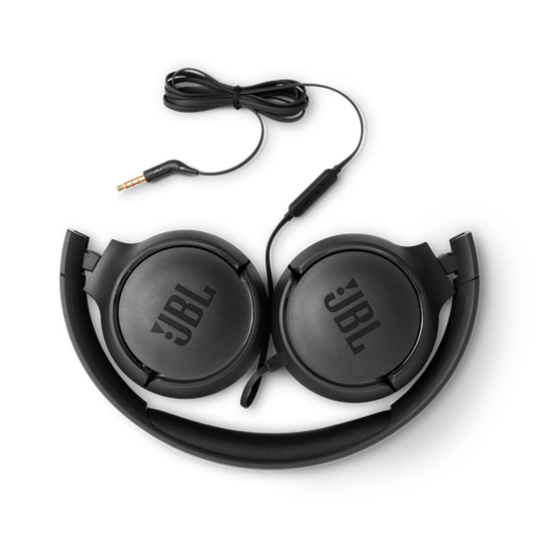 JBL Tune500 Wired Headphones - Black