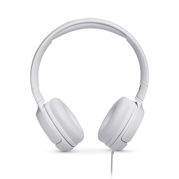 JBL Tune500 Wired Headphones - White