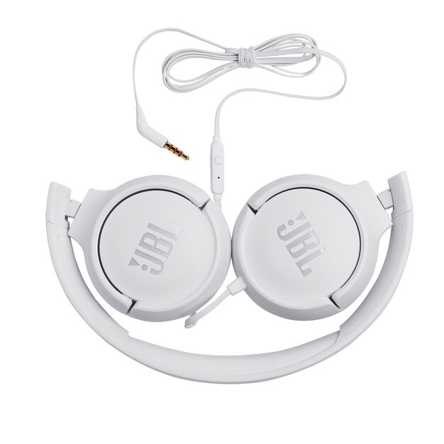 JBL Tune500 Wired Headphones - White