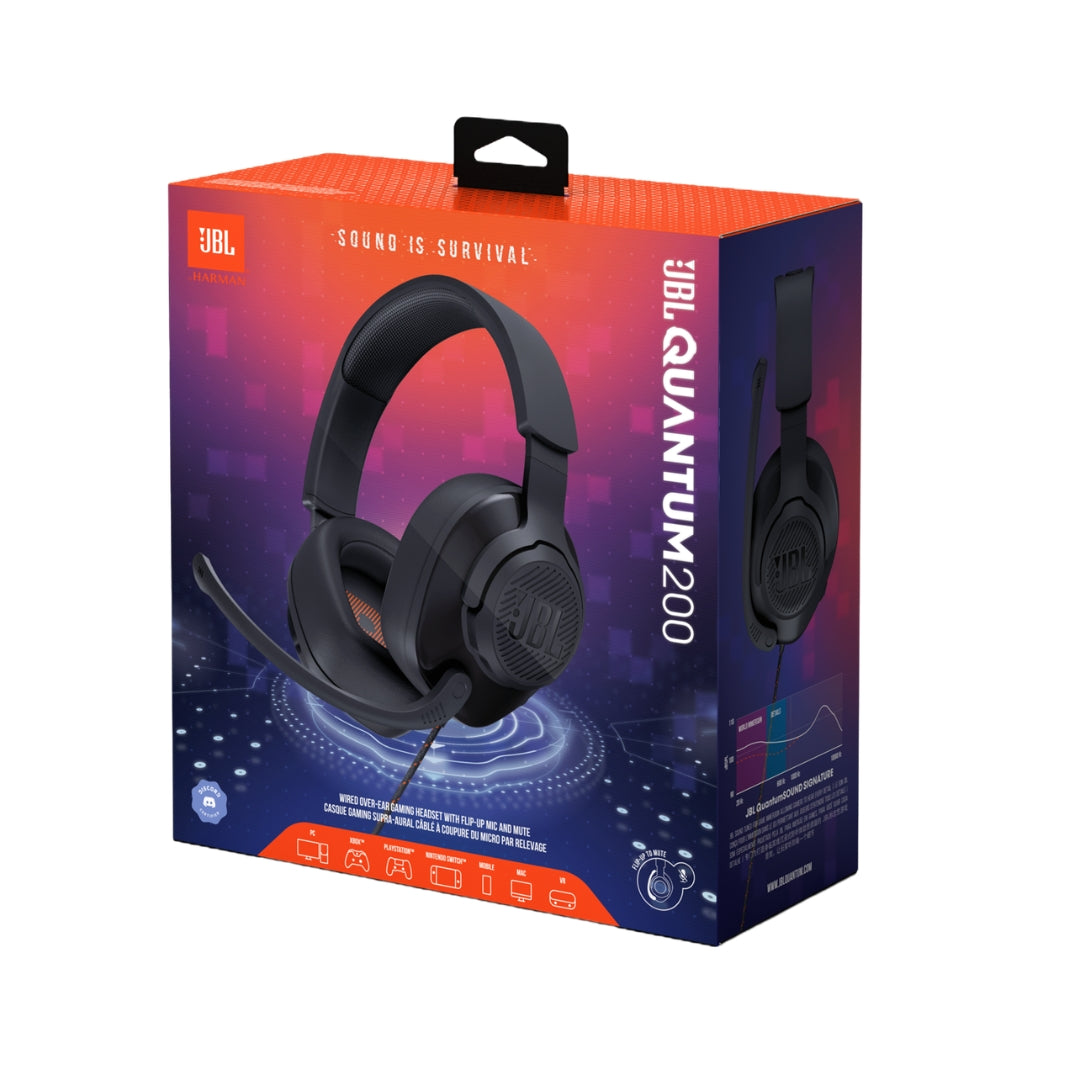 JBL Wired Headset - Quantum 200 - Black