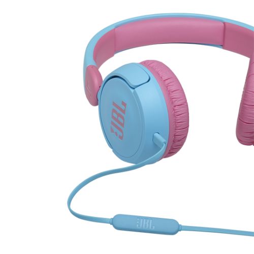 JBL Jr310 Wired Headphones - Blue/Pink