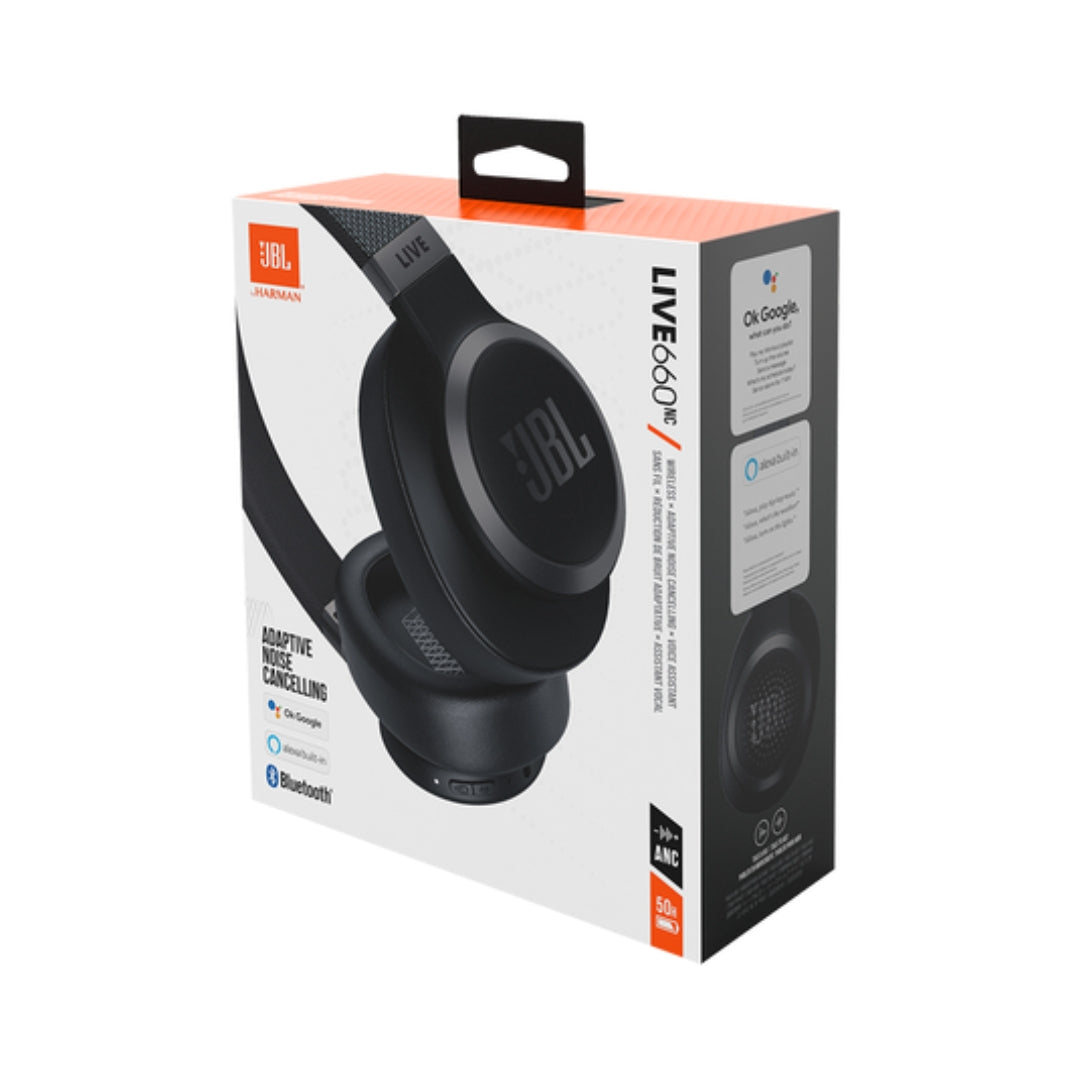 JBL Live 660NC Wireless Headphones - Black