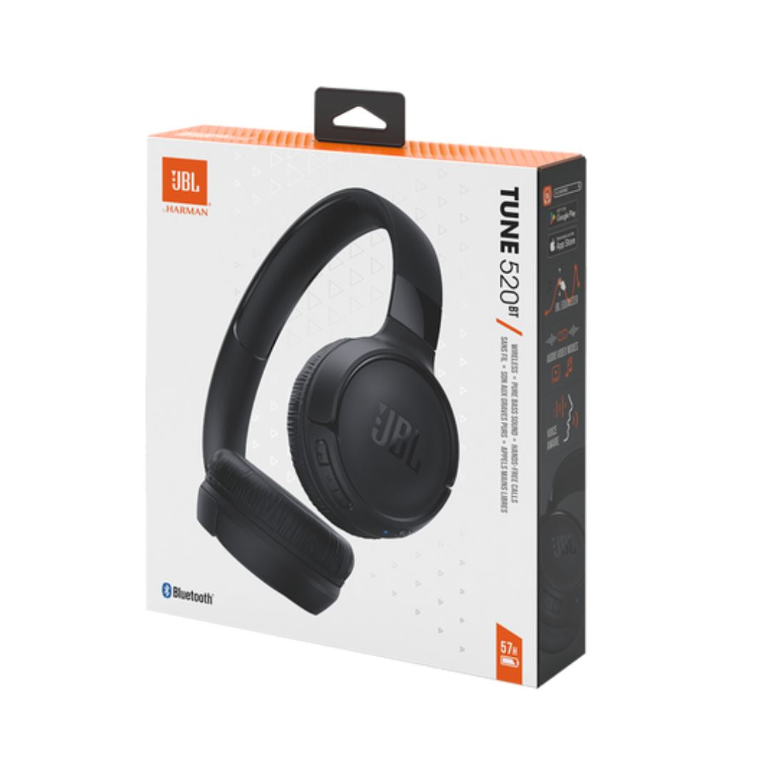 JBL Tune520bt Wireless Headphones - Black