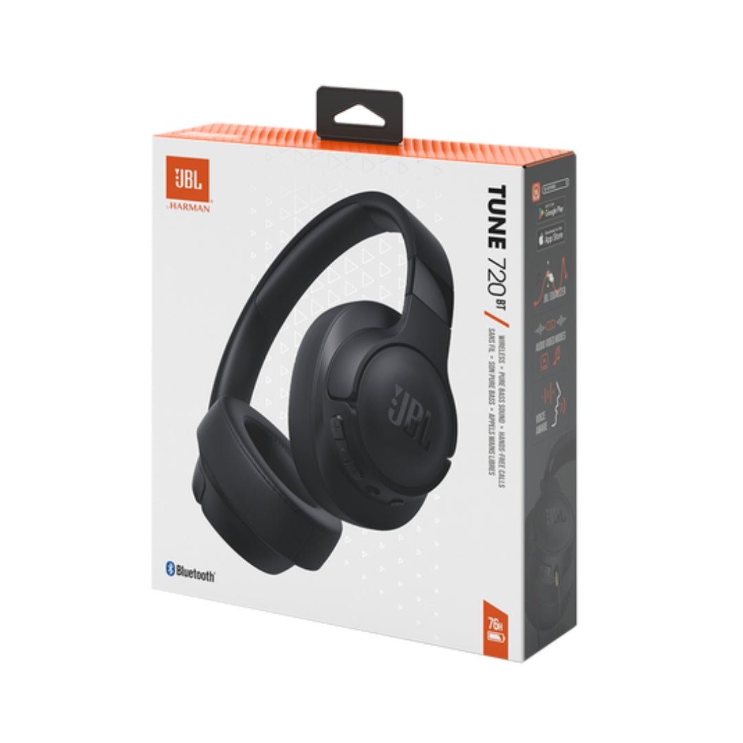 JBL Tune720bt Wireless Headphones - Black