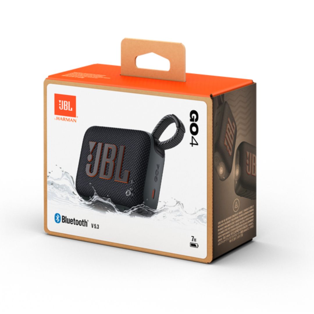 JBL Go4 Portable Bluetooth Speaker - Black