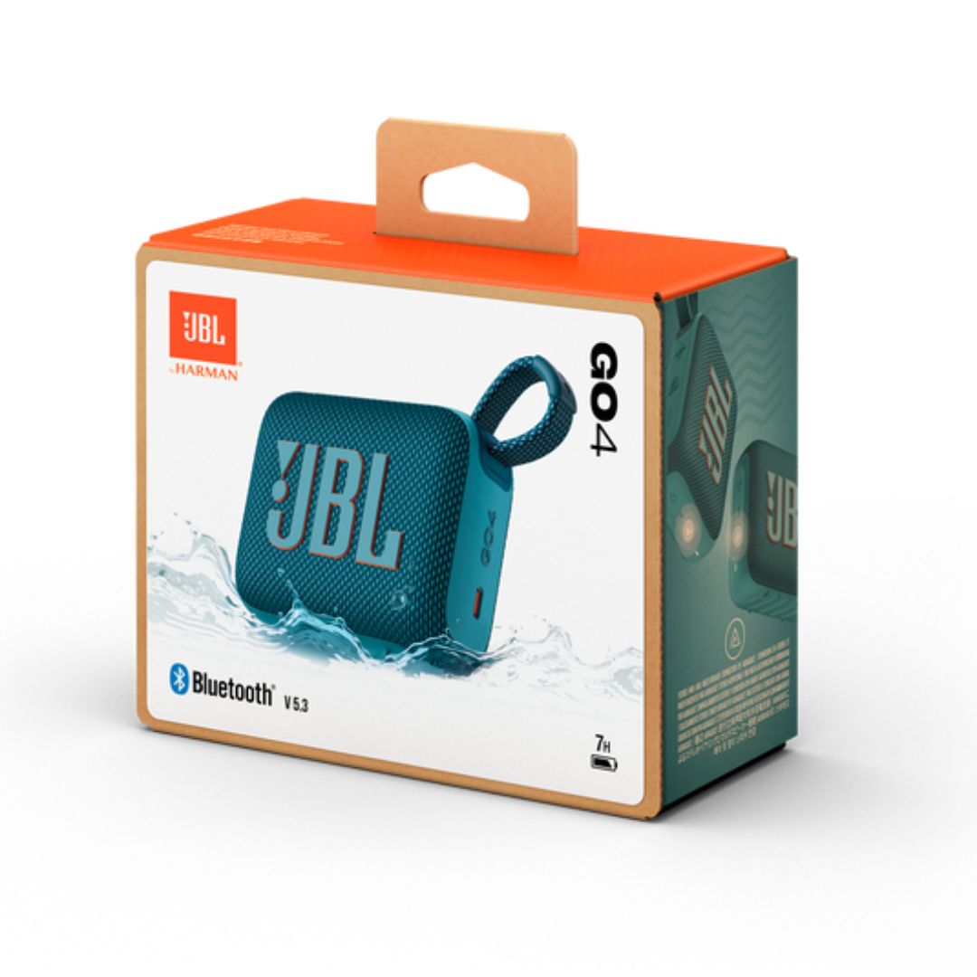 JBL Go4 Portable Bluetooth Speaker - Blue