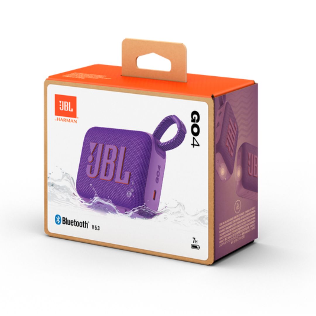 JBL Go4 Portable Bluetooth Speaker - Purple