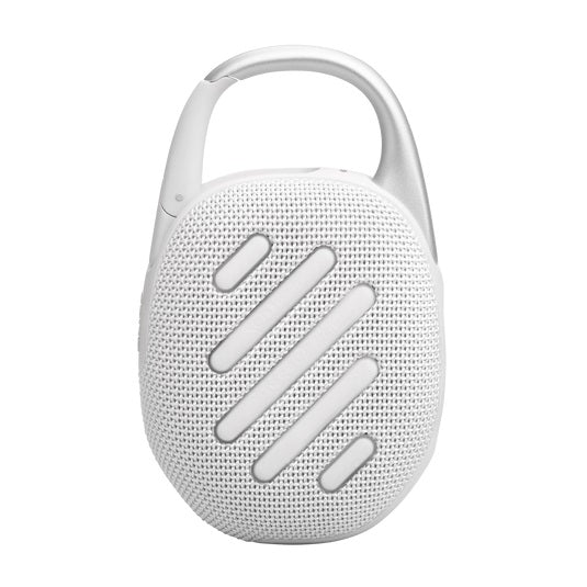 JBL Clip 5 Portable Bluetooth Speaker - White