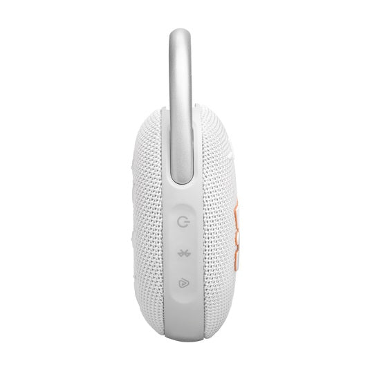 JBL Clip 5 Portable Bluetooth Speaker - White