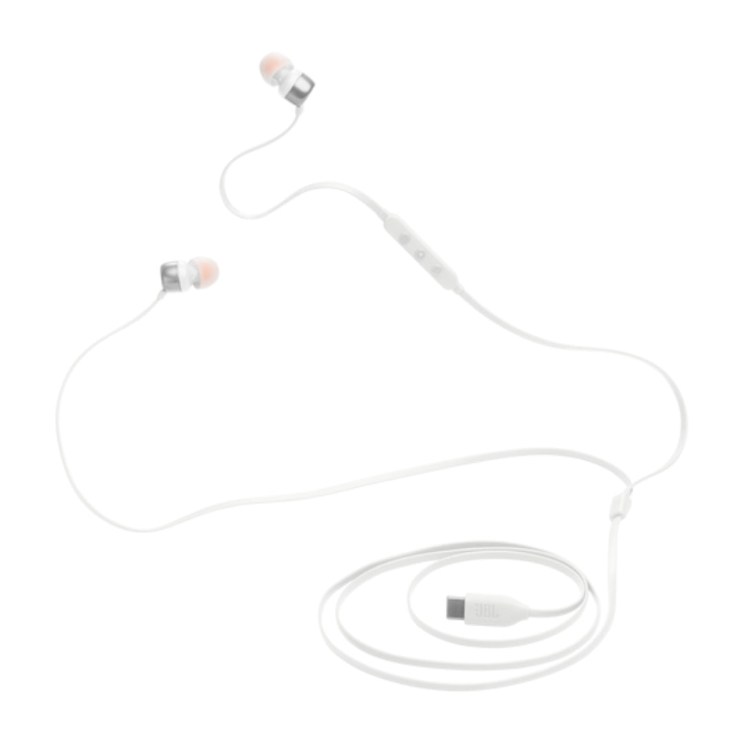 JBL Tune310c USB-C Earphones - White