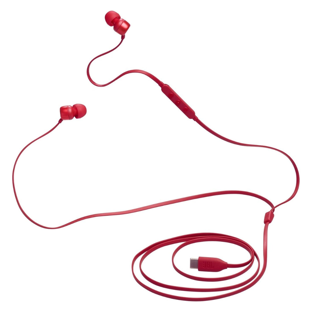 JBL USB-C Earphones - Tune 310C - Red
