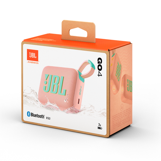 JBL Go4 Portable Bluetooth Speaker - Pink