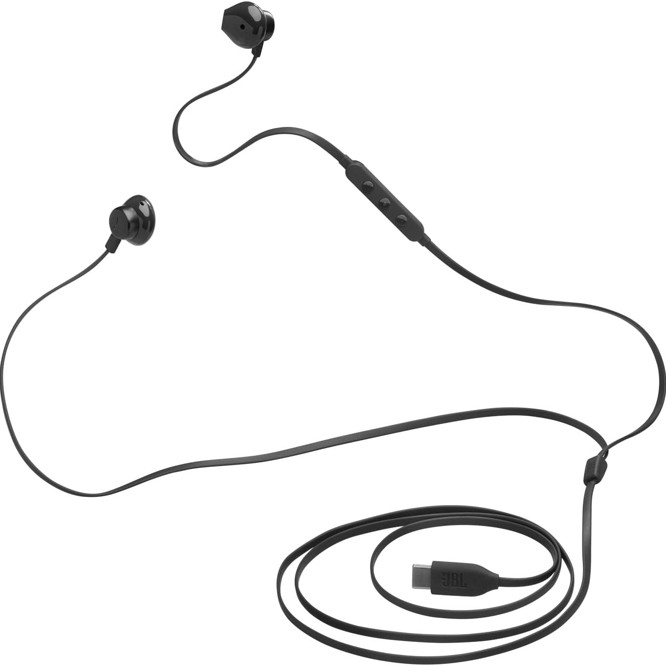 JBL Earphones Tune 305C USB-C (C Type Cable) - Black