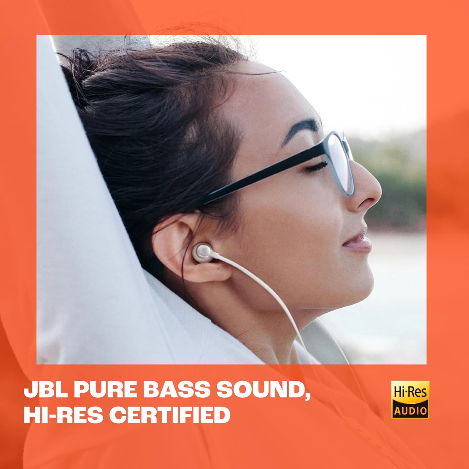 JBL Earphones Tune 305C USB-C (C Type Cable) - Black