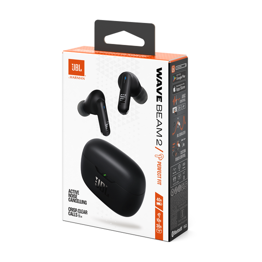JBL Earphones Wave Beam 2 - Black