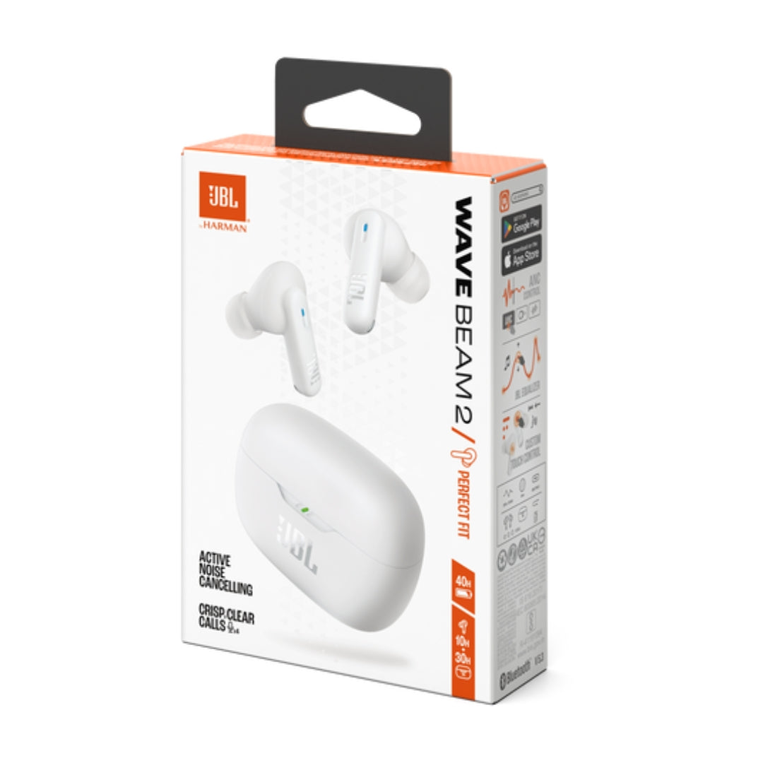 JBL Earphones Wave Beam 2 - White