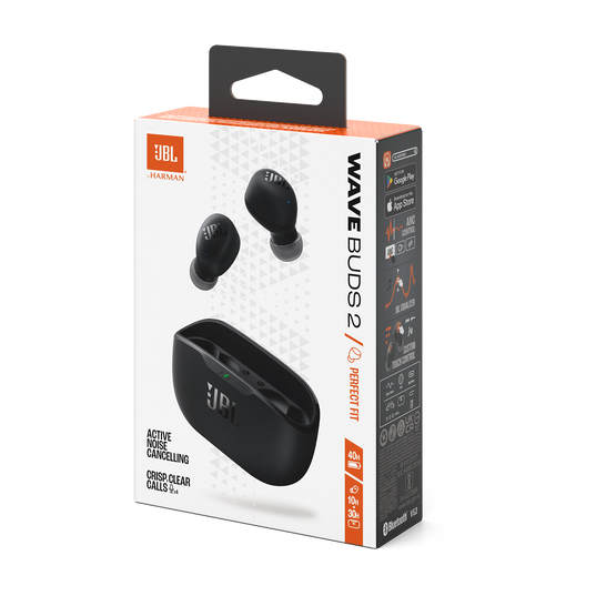 JBL WAVE BUDS 2 Wireless Earphones - Black