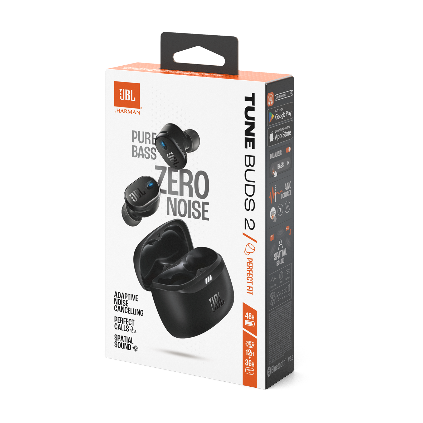 JBL Earphones Tune Buds 2 - Black