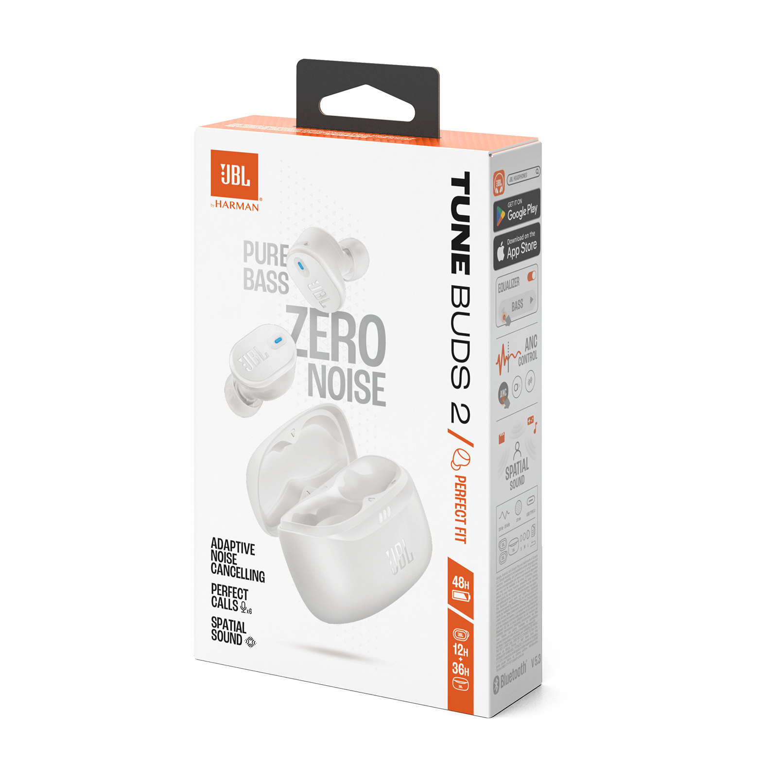 JBL Earphones Tune Buds 2 - White