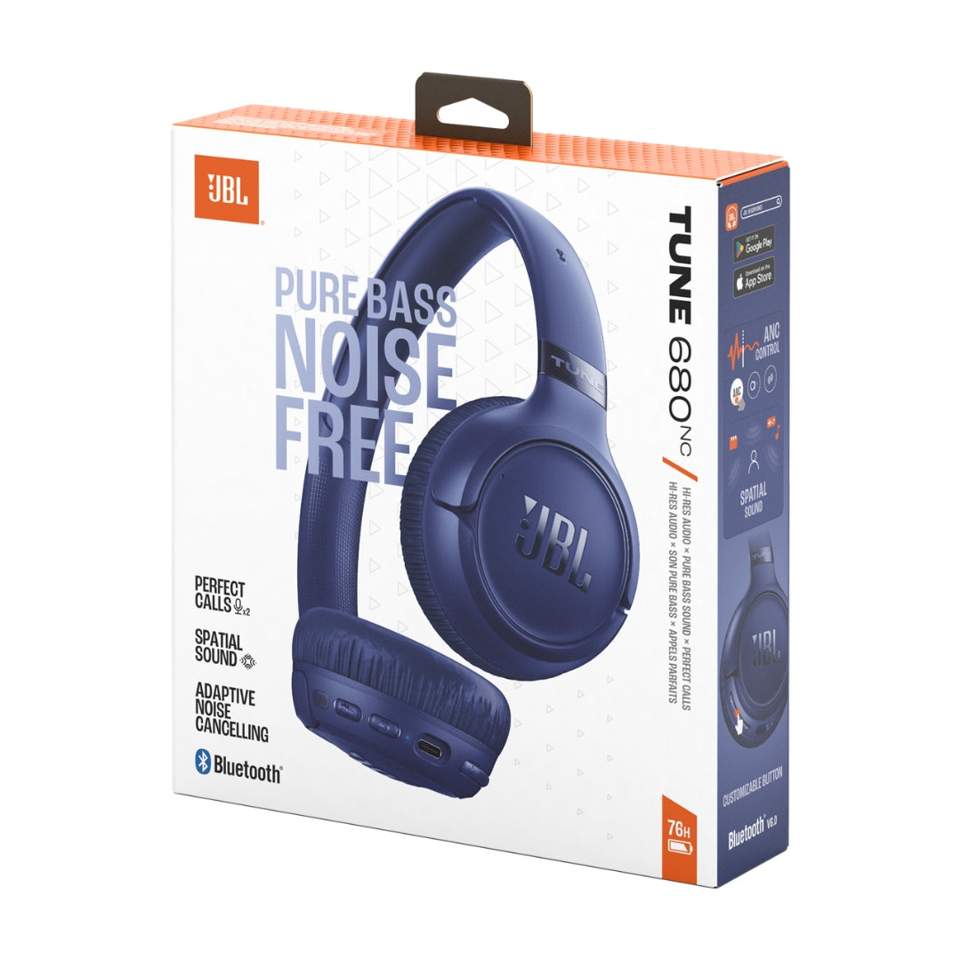 JBL Wireless Headphones - Tune 680NC - Blue