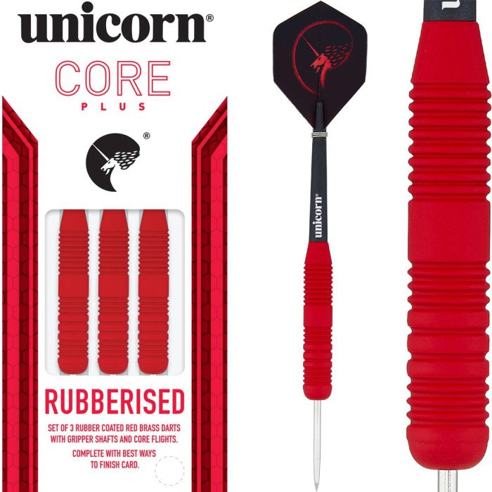 Unicorn Core Plus Rubberised Brass Red - 21grams