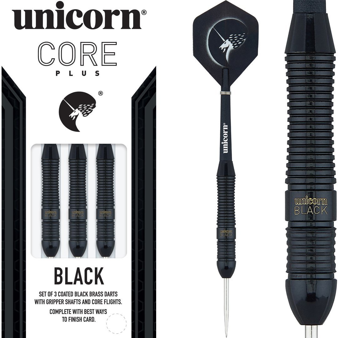 Unicorn Core Plus Black Brass Steeldarts