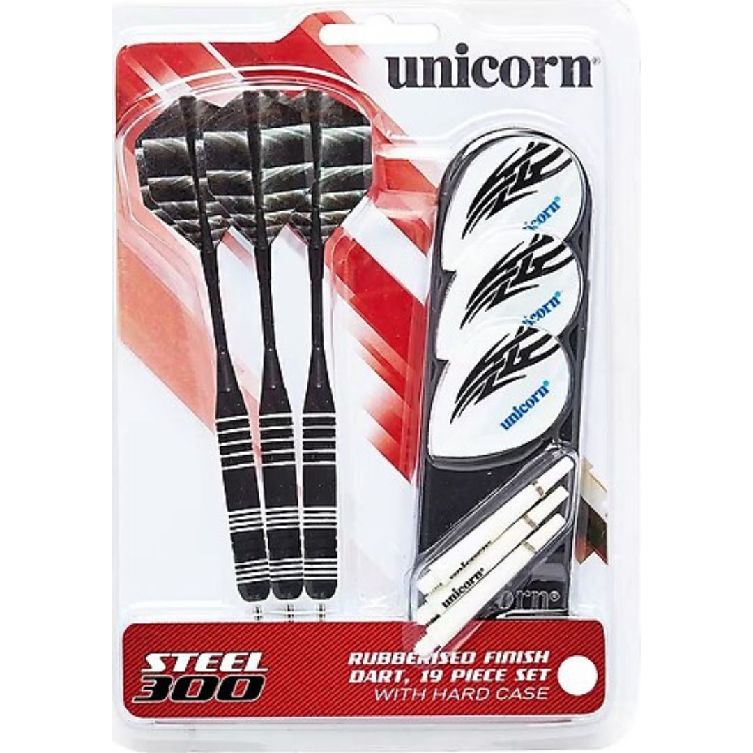 Unicorn Steel 300 Darts Set Of 19pcs 22g