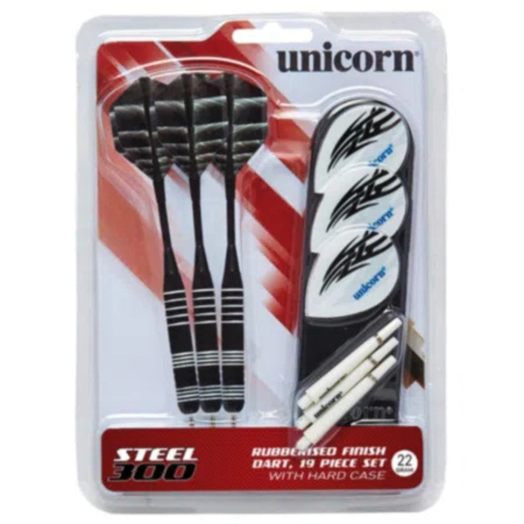 Unicorn Steel 300 Darts 22g Set Of 19pcs