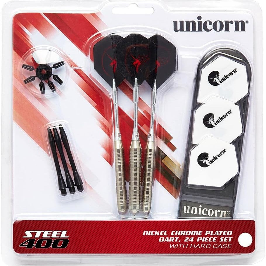 Unicorn Steel 400 Darts Set Of 24pcs 21g