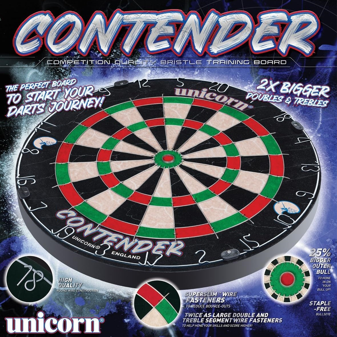 Unicorn Contender Competition Quality Bristle Training Board