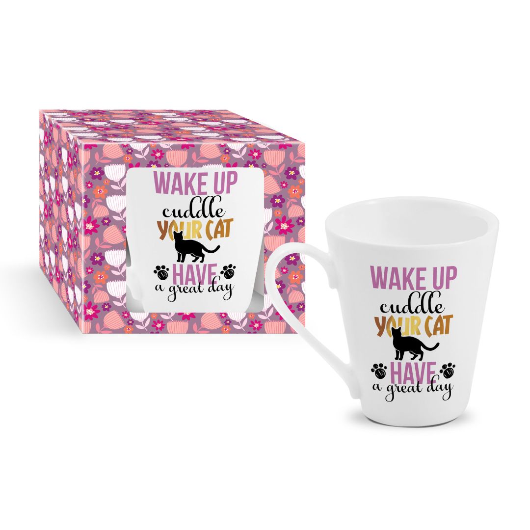 Slant NBC Mug 300ml - Cat