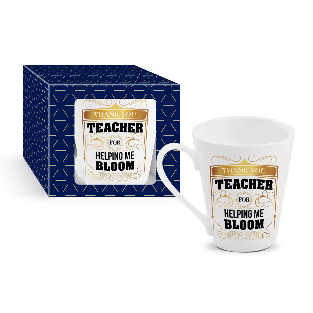 C.C.C. Slant NBC Mug 300ml - Thank You Teacher