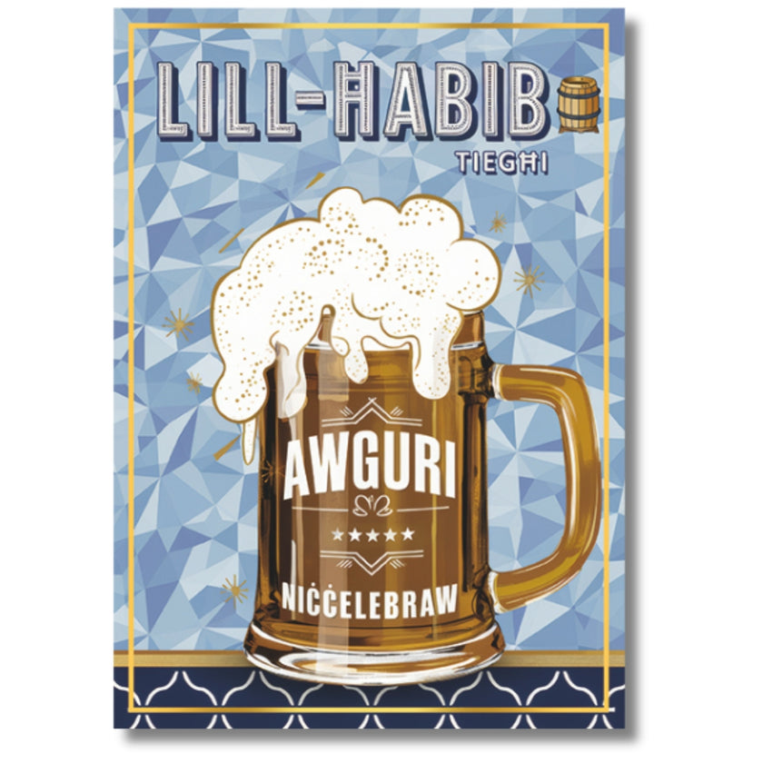Lill-Habib Tieghi Awguri - Greeting Card