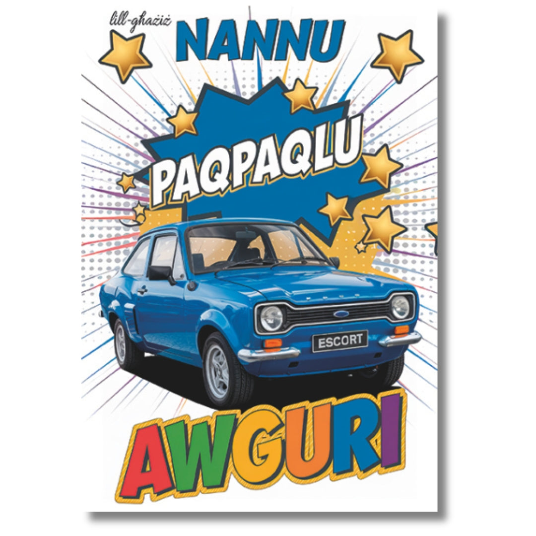 Lill-Ghaziz Nannu Paqpaqlu Awguri - Greeting Card