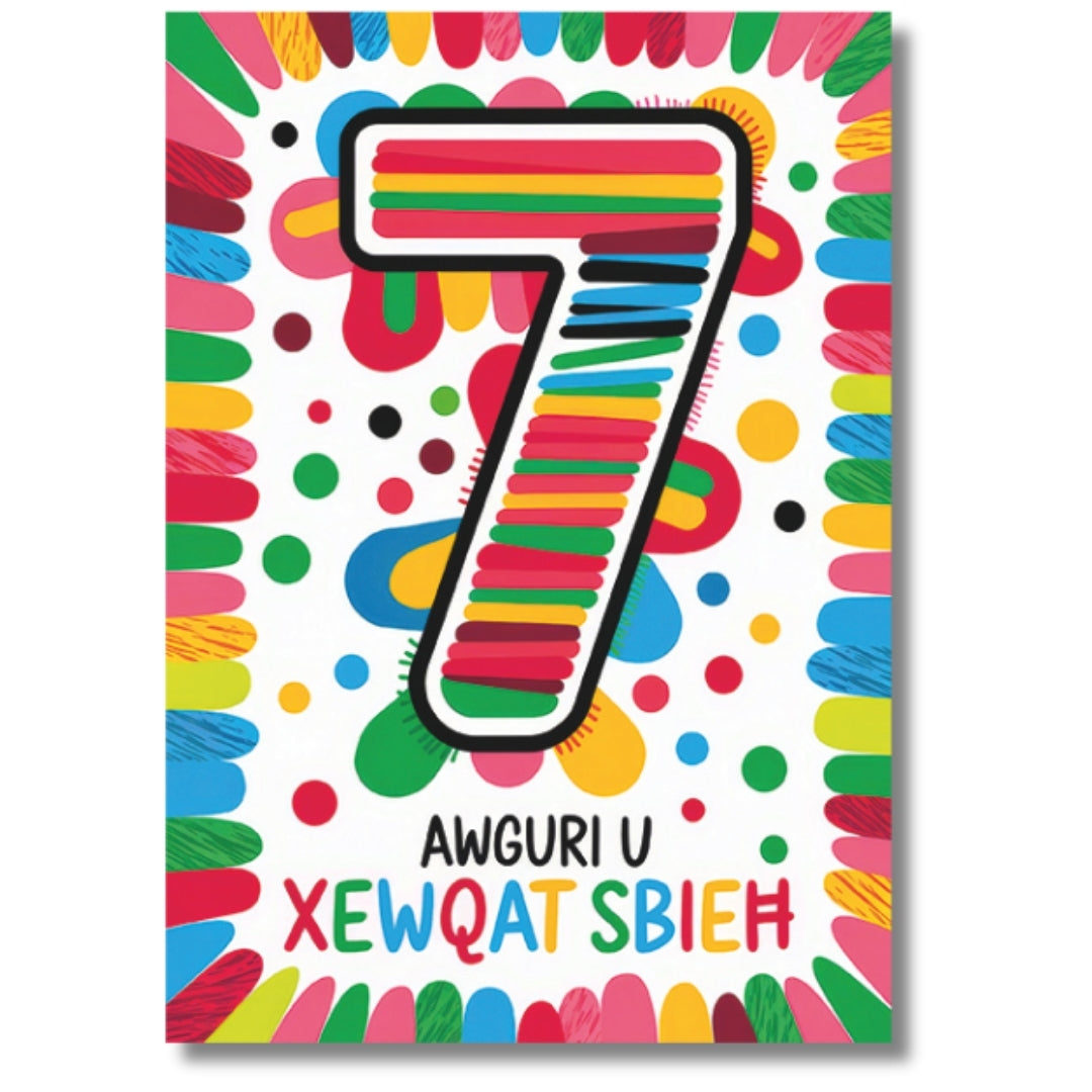Awguri 7 - Greeting Card