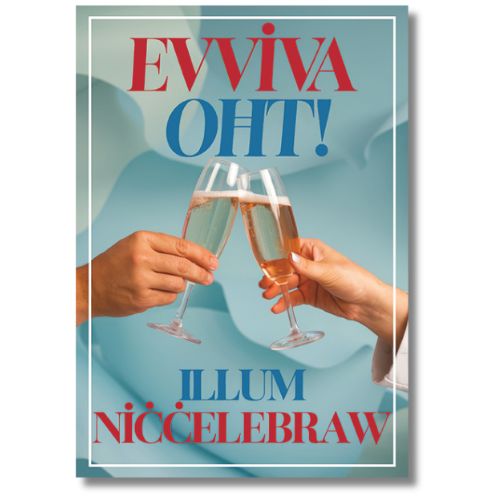 Evviva Oht! Happy Birthday - Greeting Card