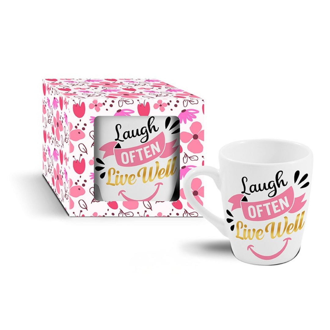 Barrel Mug 300ml - Laugh Often
