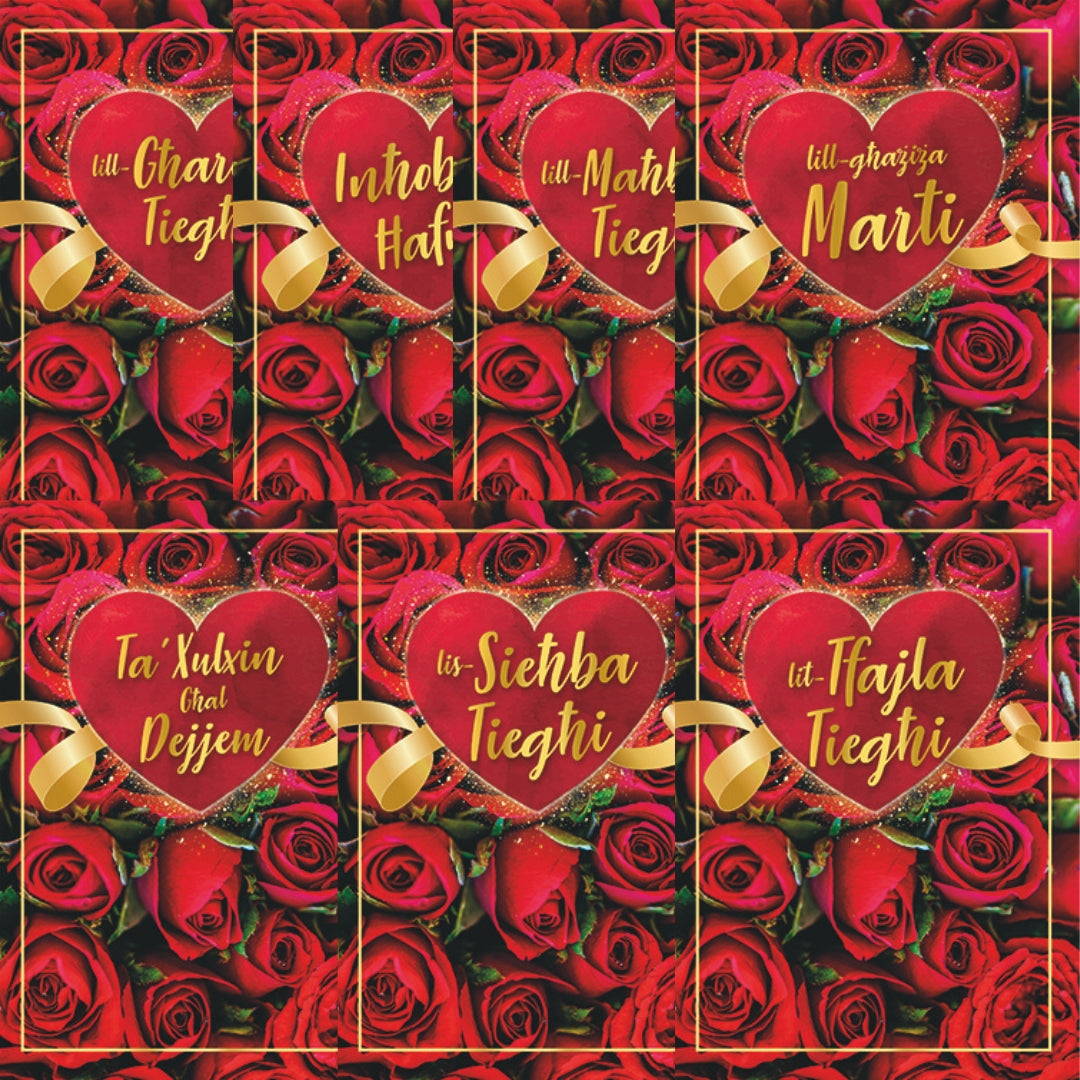 Maltese Valentine's Day - Greeting Card x 1pc Assortment