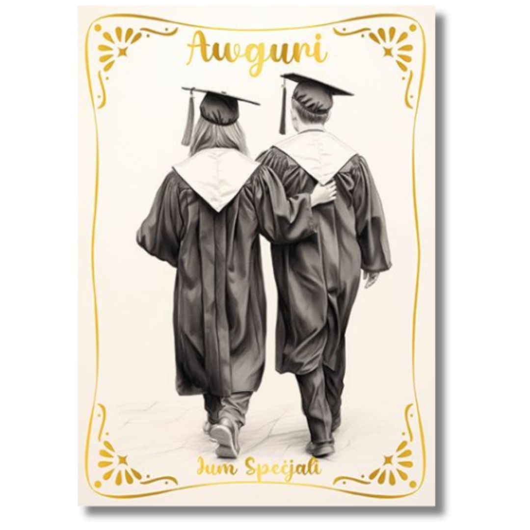 Awguri (Graduation) - Greeting Card